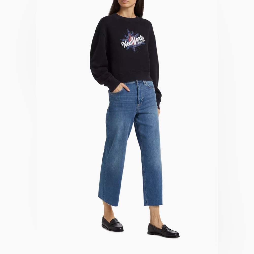 NWT Rag & Bone Vintage Terry New York Sweatshirt in Size M
